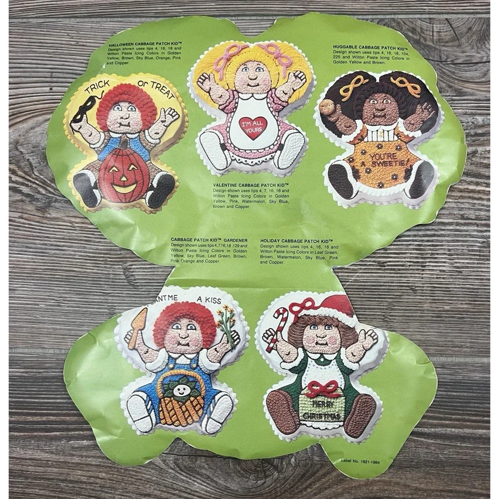 Wilton 1984 Cabbage Patch Cake Pan 2105-1984 Metal Tin Pan Baking Pan‎